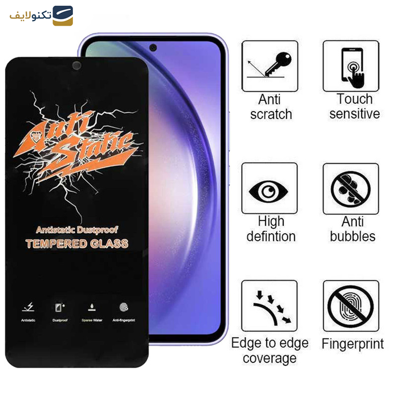 محافظ صفحه نمایش اِپیکوی مدل Antistatic Dustproof مناسب برای گوشی موبایل سامسونگ Galaxy A54 - S23 FE - 
