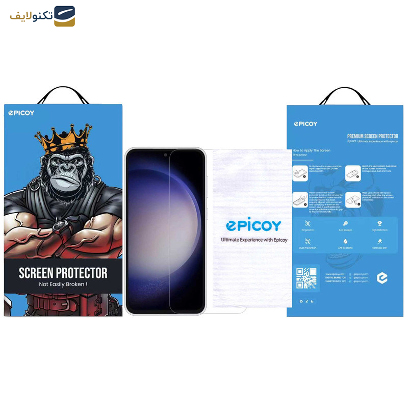 محافظ صفحه نمایش اِپیکوی مدل Clear Pro مناسب برای گوشی موبایل سامسونگ Galaxy S23 FE - A54 - 