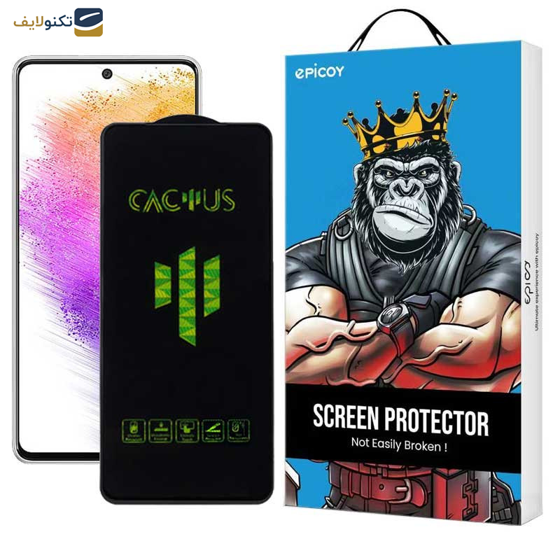محافظ صفحه نمایش اپیکوی مدل Cactus مناسب برای گوشی موبایل سامسونگ Galaxy A73 5G - A72 4G/5G - M54 - M53 5G - M52 - M51 - A71 - A81 - A91 - M62 - F62 - S10 Lite - Note 10 Lite - Epicoy Cactus Glass Screen Protector For Samsung Galaxy A73 5G- A72 4G-5G - M54 - M53 5G- M52 - M51- A71- A81- A91 - M62- F62- S10 Lite- Note 10 Lite