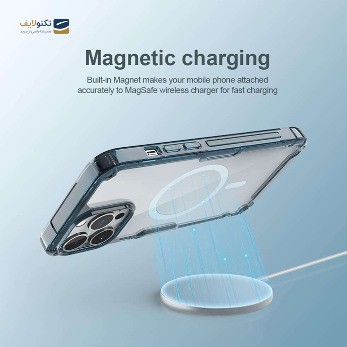 کاور نیلکین مدل Nature Pro Magnetic مناسب برای گوشی موبایل اپل iPhone 13 Pro Max - Nillkin Nature TPU Pro Magnetic case for Apple iPhone 13 Pro Max