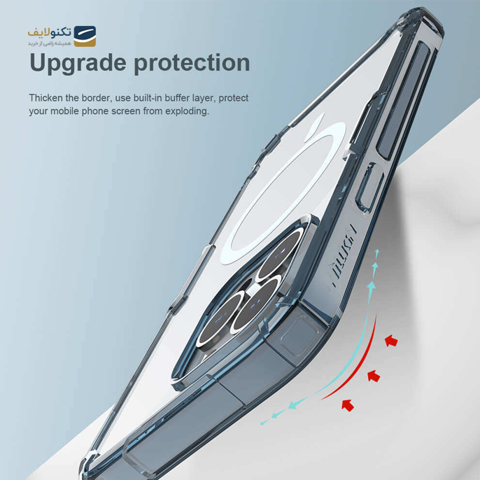 کاور نیلکین مدل Nature Pro Magnetic مناسب برای گوشی موبایل اپل iPhone 13 Pro Max - Nillkin Nature TPU Pro Magnetic case for Apple iPhone 13 Pro Max