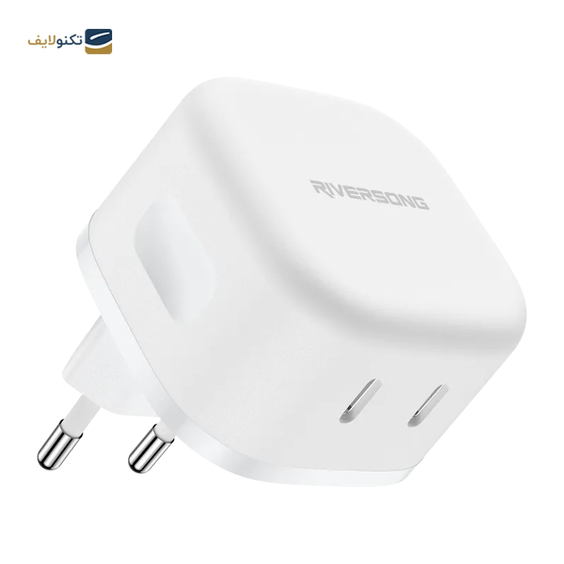 شارژر دیواری ریورسانگ مدل PowerKub G35 AD107 توان 35 وات - Riversong PowerKub G35 AD107 35watts wall charger