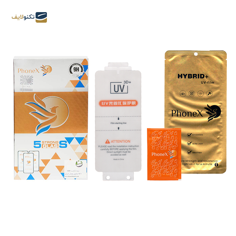 گلس گوشی سامسونگ Galaxy Note 20 Ultra فونکس مدل ESD به همراه بیمه شکستگی - Phonex ESD Screen Protector for Samsung Galaxy Note 20 Ultra