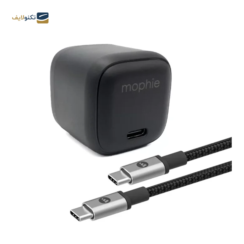 شارژر دیواری موفی مدل SpeedPort USB-C توان 30 وات به همراه کابل شارژ - Mophie speedport 30W USB-C Wall Charger