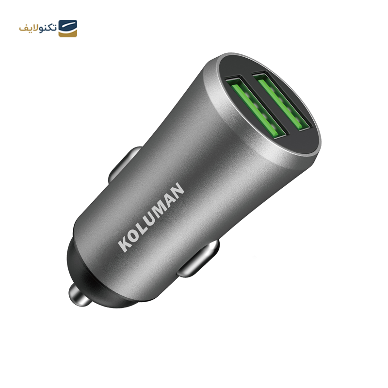 شارژر فندکی کلومن مدل KC-C0۴ به همراه کابل MicroUSB - Koluman KC-C0۴ Car Charger with MicroUSB Cable