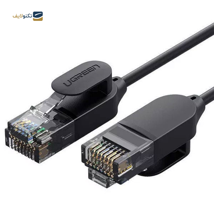 کابل شبکه Cat6A یوگرین NW122 مدل 70331 طول 0.5 متر - UGREE NNW122 CAT 6A Pure Copper Ethernet Cable OD2.8 0.5m