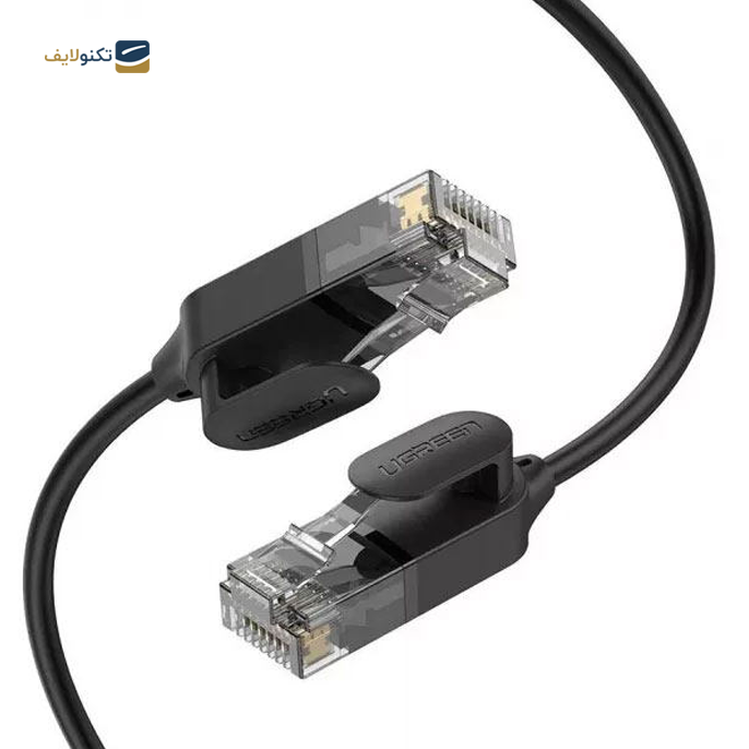 کابل شبکه Cat6A یوگرین NW122 مدل 70331 طول 0.5 متر - UGREE NNW122 CAT 6A Pure Copper Ethernet Cable OD2.8 0.5m