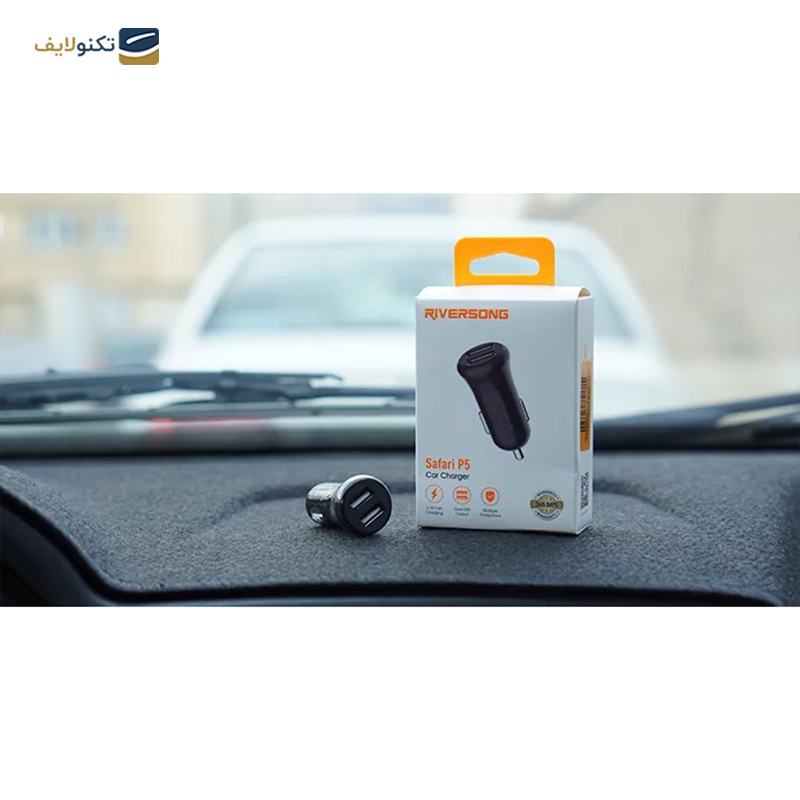 شارژر فندکی ریورسانگ مدل Safari P5 CC41C  - Riversong Safari P5 CC41C Car charger