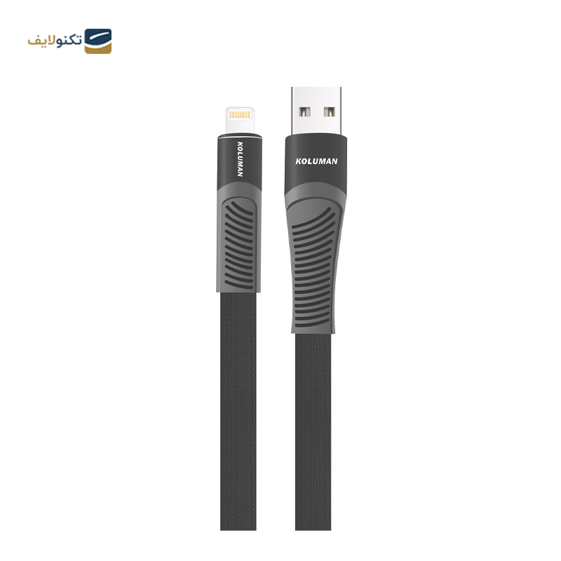  کابل تبدیل USB به لایتنینگ کلومن مدل KD-44 - KOLUMAN KD-44 USB TO LIGHTNING CHARGE AND SYNC DATA CABLE