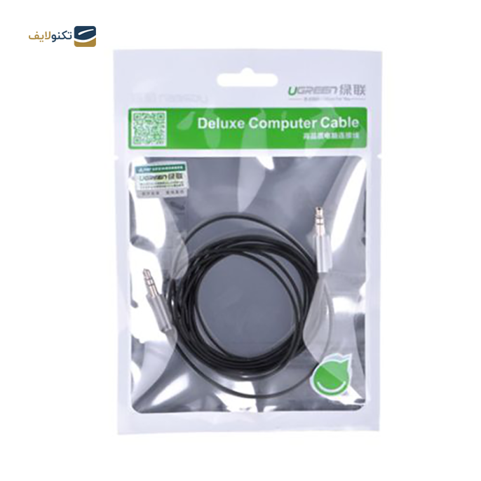 کابل AUX یوگرین AV119 مدل 10732 طول 0.5 متر - UGREEN AV119 10732 3.5mm AUX Cable 0.5M