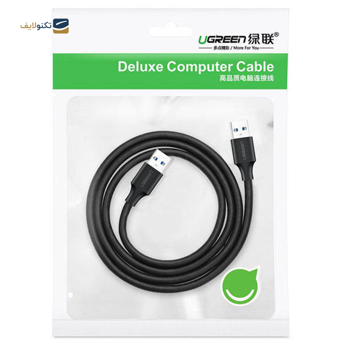 کابل تبدیل USB به USB یوگرین US102 مدل 10309 طول 1 متر - UGREEN US102-10309 USB Link Cable 1m