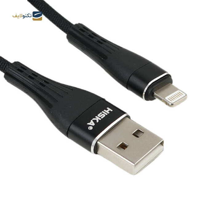 کابل لایتنینگ هیسکا مدل LX-207 طول 1 متر - Hiska LX-207 5A 1m Fast Charging Cable