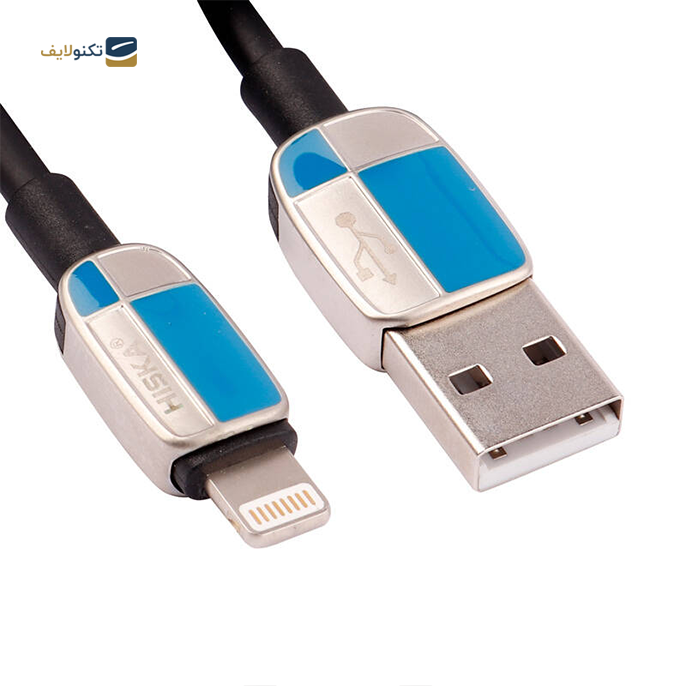 کابل لایتنینگ هیسکا مدل LX833 طول 1 متر - Hiska lightning Cable LX833