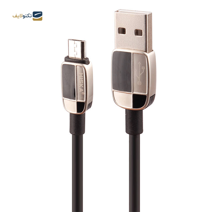  کابل میکرو یو اس بی هیسکا مدل LX833 طول 1 متر - Micro USB Cable Hiska LX833