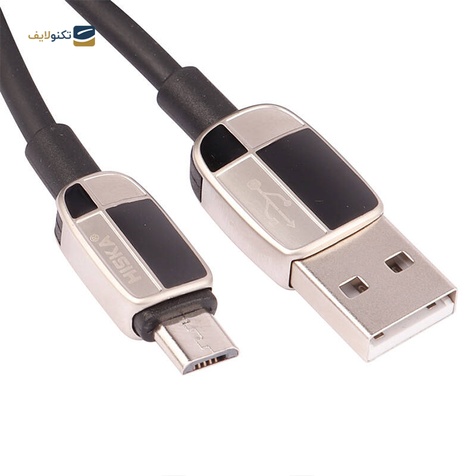  کابل میکرو یو اس بی هیسکا مدل LX833 طول 1 متر - Micro USB Cable Hiska LX833