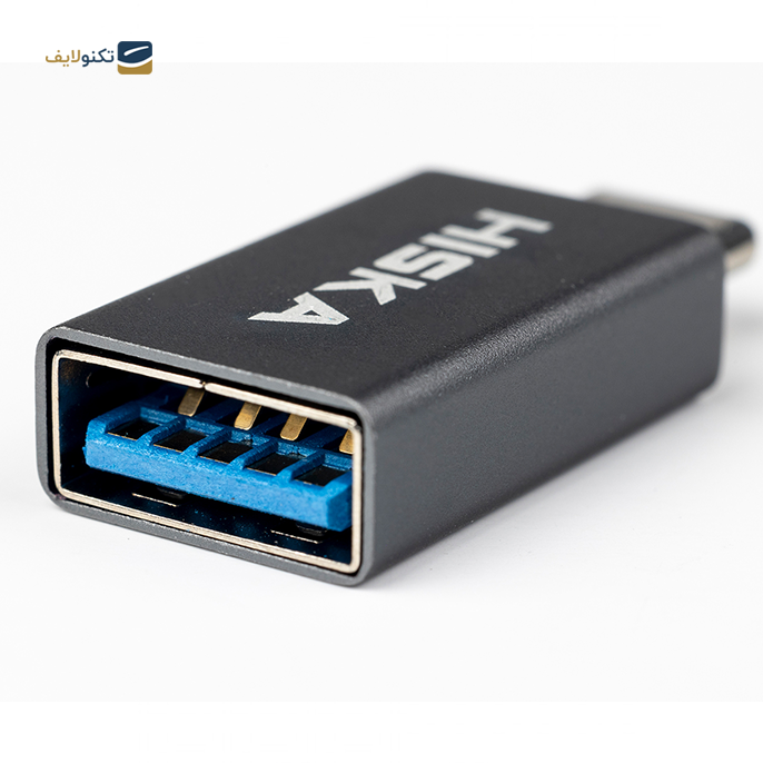 تبدیل OTG تایپ سی هیسکا مدل OT-01 - HISKA  OT-01 OTG USB To Type-C Adapter