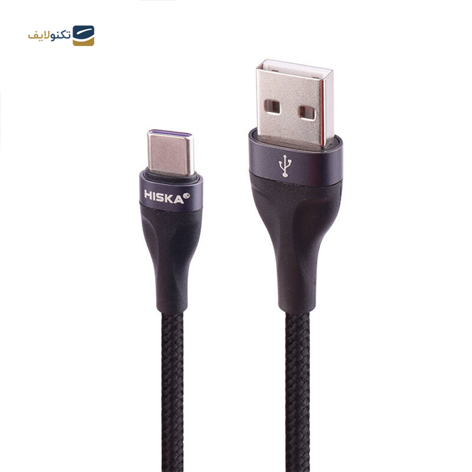  کابل تایپ سی هیسکا مدل LX830 طول 1 متر - Hiska LX-830 5A 1m Type-C Cable