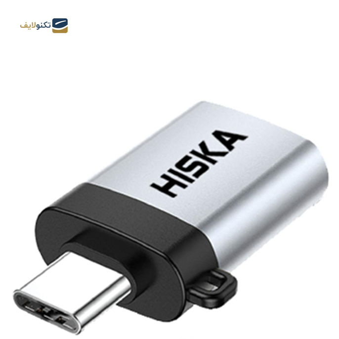 تبدیل OTG تایپ سی هیسکا مدل OT-04 - HISKA  USB TO USB-C Adapter