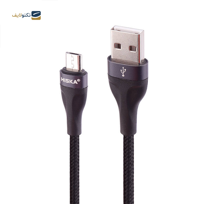 کابل میکرو یو اس بی هیسکا مدل LX830 طول 1 متر - Hiska LX-830 5A 1m MicroUSB Cable