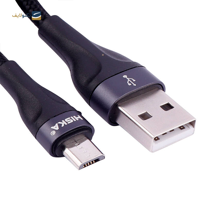 کابل میکرو یو اس بی هیسکا مدل LX830 طول 1 متر - Hiska LX-830 5A 1m MicroUSB Cable