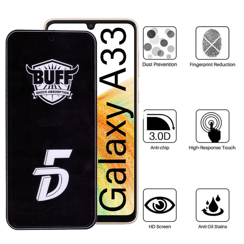 گلس گوشی سامسونگ گلکسی A33 بوف 5D مدل F33 - Buff Fg33 Galaxy A33 Screen Protector