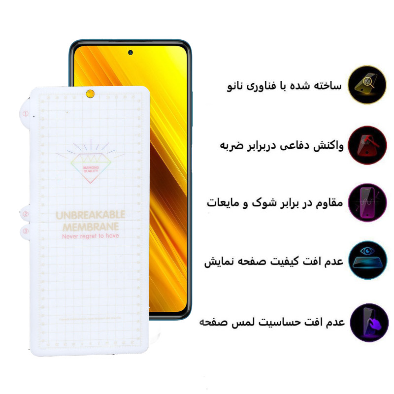 گلس گوشی شیائومی پوکو ایکس 3 بوف مدل Hg15 - Buff Hg15 Xiaomi Poco X3 Screen Protector