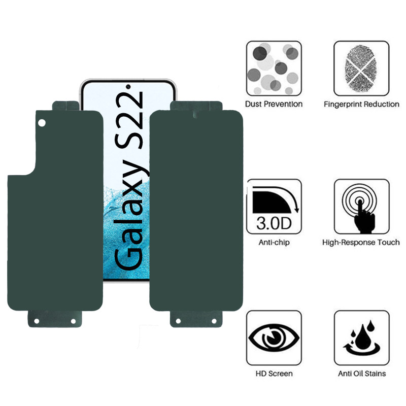 محافظ صفحه نمایش و پشت گوشی سامسونگ گلکسی S22 بوف مدل Full Body - Buff Full Body Samsung Galaxy S22 Back & Screen Protector