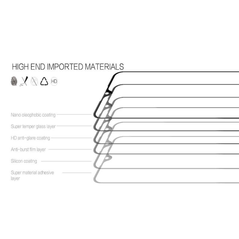 گلس گوشی سامسونگ Galaxy A33 بوف 5D مدل F33-G - Buff F33-G Galaxy A33 Screen Protector