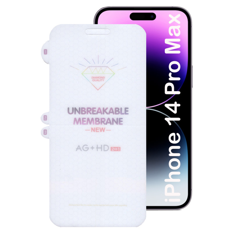 گلس گوشی اپل آیفون 14 پرومکس بوف مدل Hydrogel-Double - Buff Hydrogel-Double iPhone 14 Pro Max Screen Protector