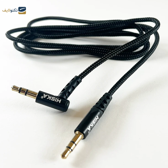 کابل AUX هسیکا مدل  W34  طول 1/2 متر  - HISKA AUX CABLE W34