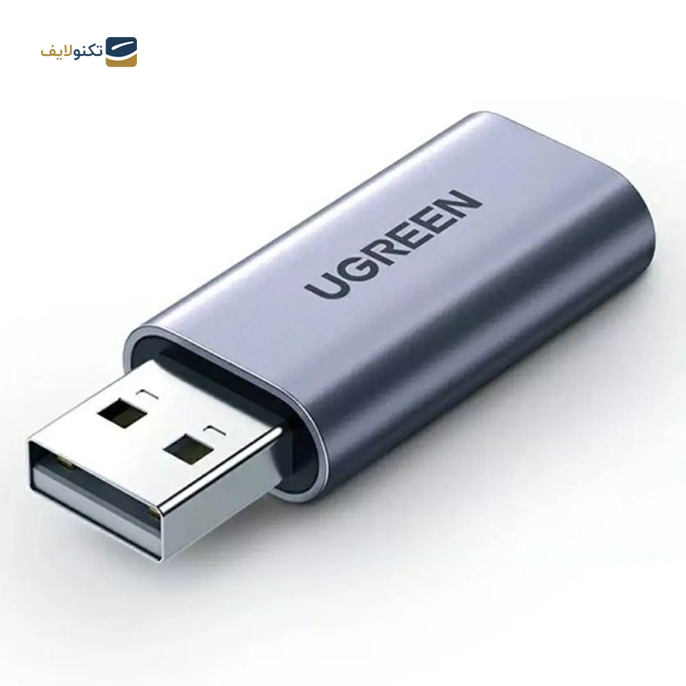مبدل یو اس بی به جک 3.5 میلی متری یوگرین CM383 مدل 80864 - UGREEN CM383-80864 USB to 3.5mm Audio Input