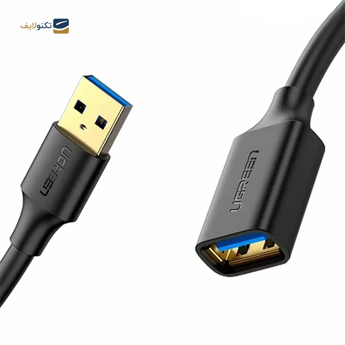کابل تبدیل USB نری به مادگی یوگرین US129 مدل 30125 طول 0.5 متر - UGREEN US129-30125 USB Extension Cable 0.5m