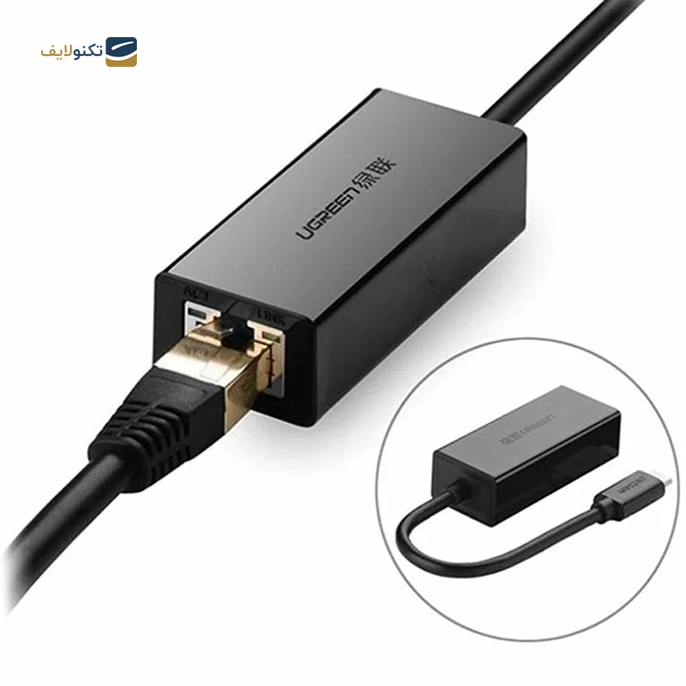 کابل USB-C به شبکه یوگرین مدل 30287   - UGREEN 30287 USB-C to Ethernet