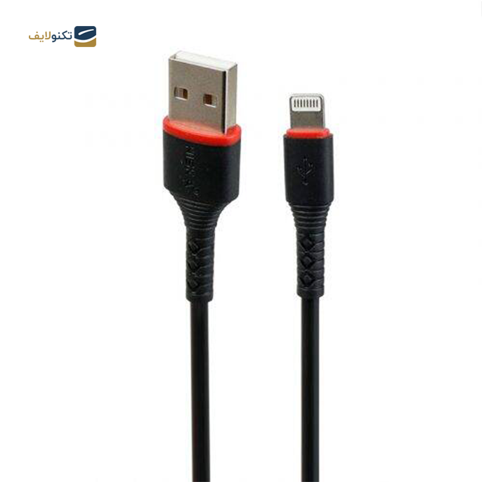 کابل لایتنینگ هیسکا مدل LX-728 طول 1 متر - Hiska LX-728R 2.4A 1m Fast Charging Cable