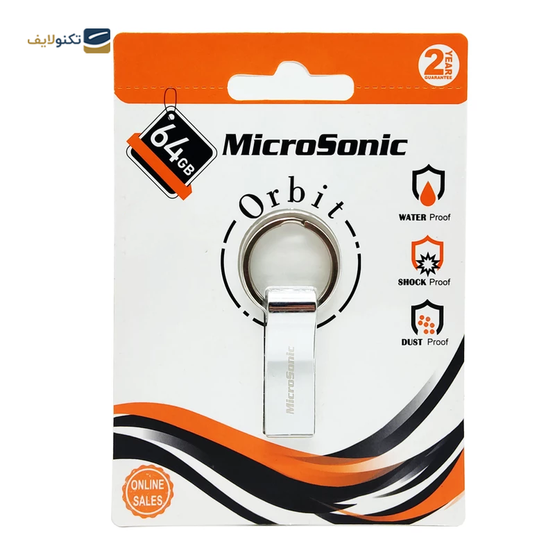 فلش مموری میکروسونیک مدل ORBIT ظرفیت 64 گیگابایت - Microsonic ORBIT Flash Memory - 64GB