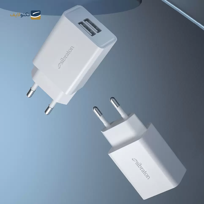 شارژر دیواری سیبراتون مدل S-W1245C توان 10 وات به همراه کابل تایپ سی - Sibraton S-W1245C Wall Charger