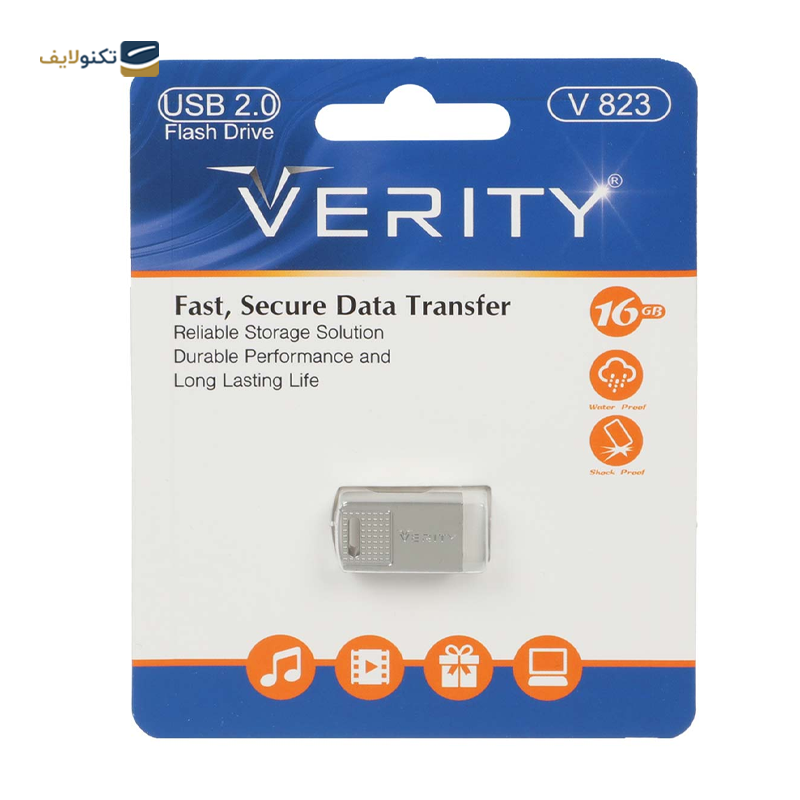 فلش مموری وریتی مدل V823 ظرفیت 16 گیگابایت - Verity V823 16GB Flash Memory