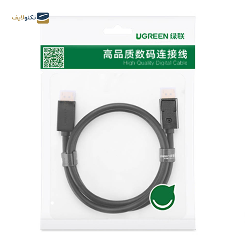 کابل Display Port یوگرین DP102 مدل 10212 طول 3 متر - UGREEN DP102-10212 DP Male to Male Cable 3m