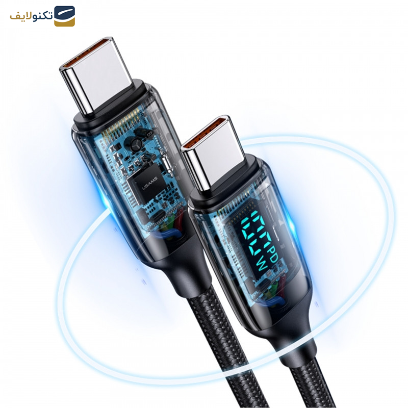 کابل دو سر تایپ سی یوسمز مدل Sj546 طول 1.2 متر - 