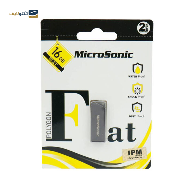 فلش مموری میکروسونیک مدل Flat ظرفیت 16 گیگابایت - Microsonic Flat Flash Memory - 16GB