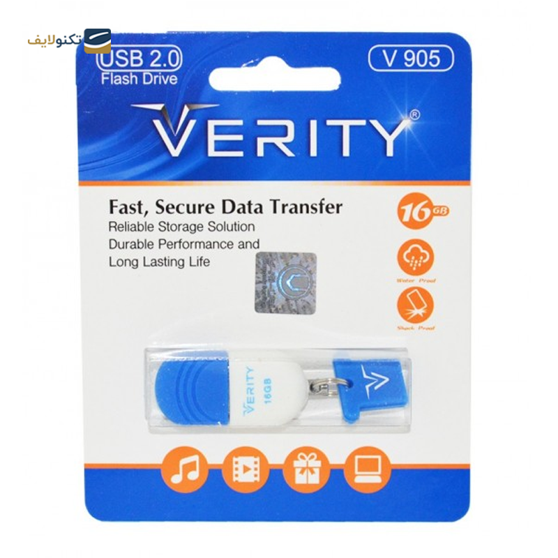 فلش مموری وریتی مدل V905 ظرفیت 16 گیگابایت - Verity V905 Flash Memory - 16GB