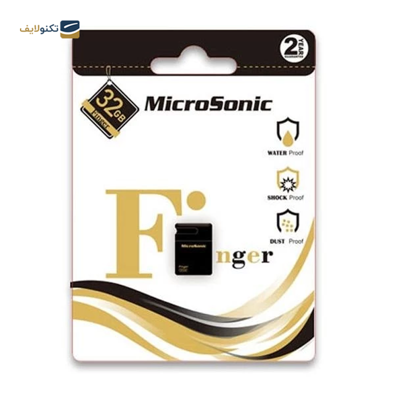 فلش مموری میکروسونیک مدل Finger ظرفیت 32 گیگابایت - Microsonic Finger Flash Memory - 32GB