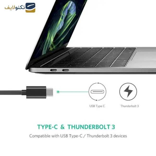 مبدل USB-C به Lan یوگرین مدل US236-50307 - 