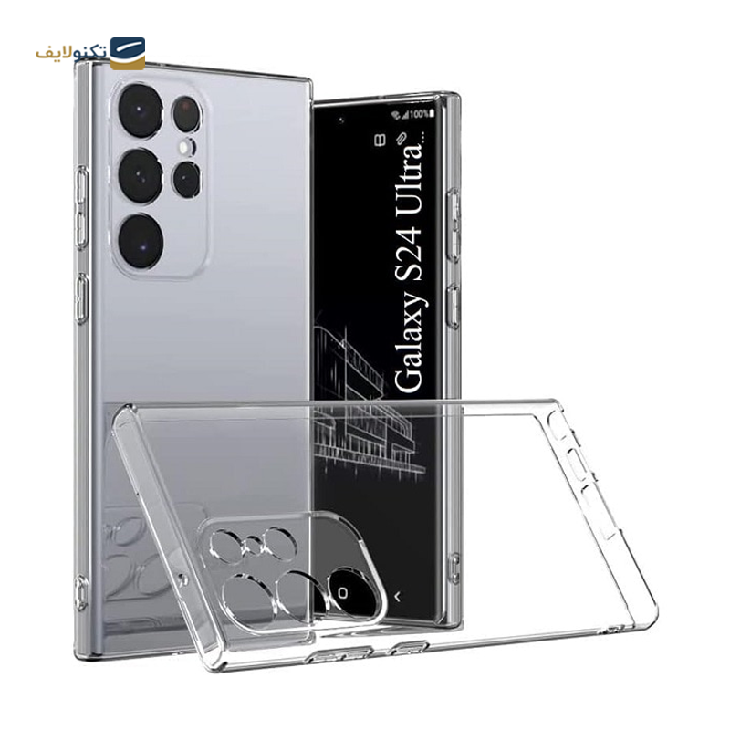 قاب گوشی سامسونگ Galaxy S24 Ultra مدل ژله ای - Jelly TPU Clear Airbag Cover For Samsung Galaxy S24 Ultra