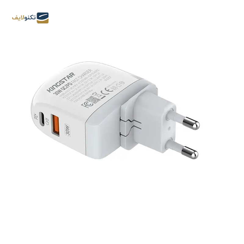 شارژر دیواری کینگ استار مدل KW215PD توان 30 وات - KingStar KW215PD Wall Charger