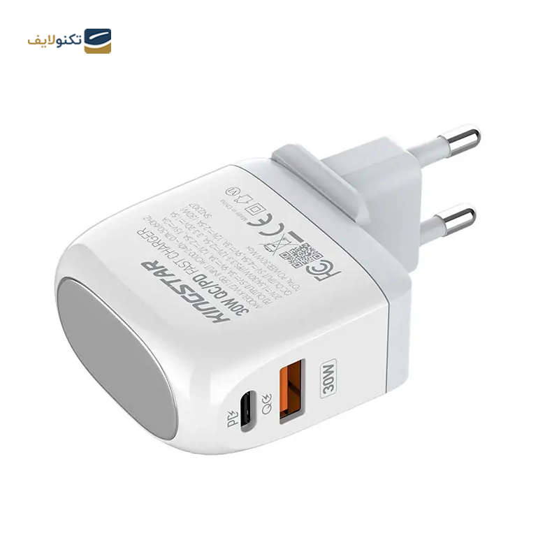 شارژر دیواری کینگ استار مدل KW215PD توان 30 وات - KingStar KW215PD Wall Charger