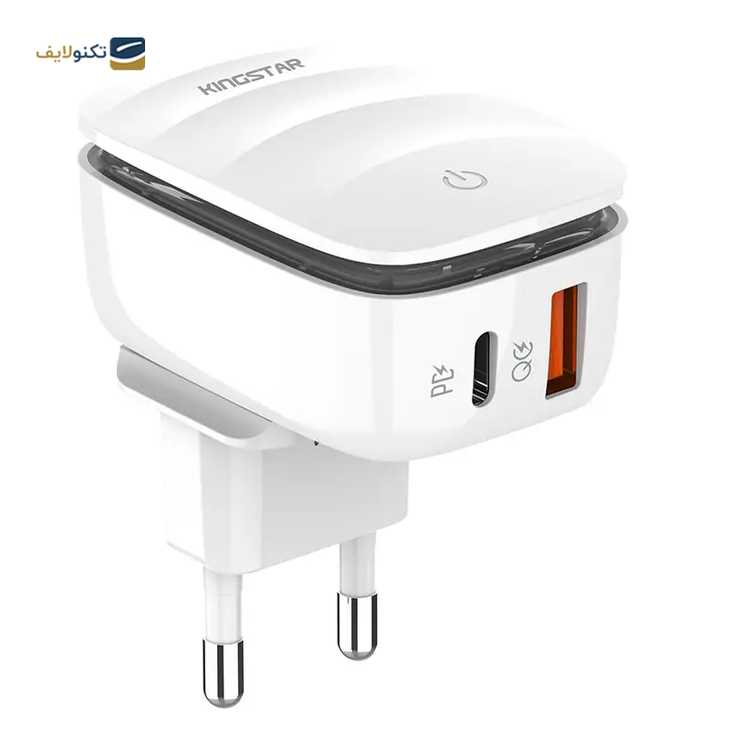 شارژر دیواری کینگ استار مدل KW193iPD توان 20 وات - KingStar KW193iPD Wall Charger