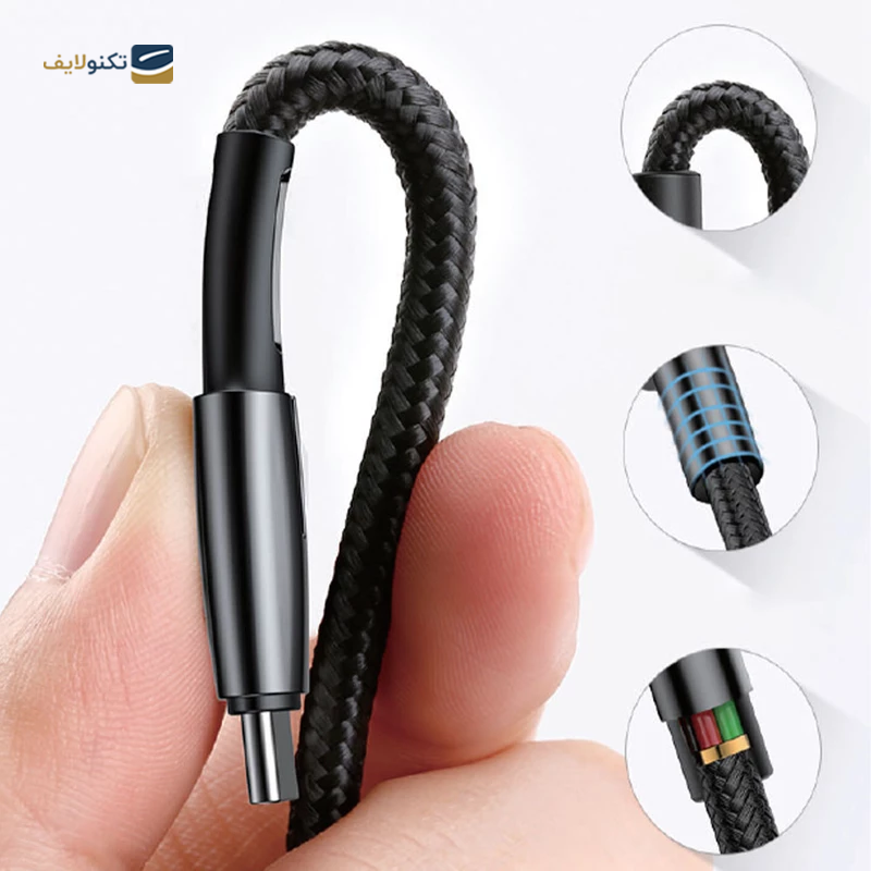 کابل میکرو یو اس بی کینگ استار مدل K325A طول 1 متر - King Star K325A microUSB to USB cable 1.0m