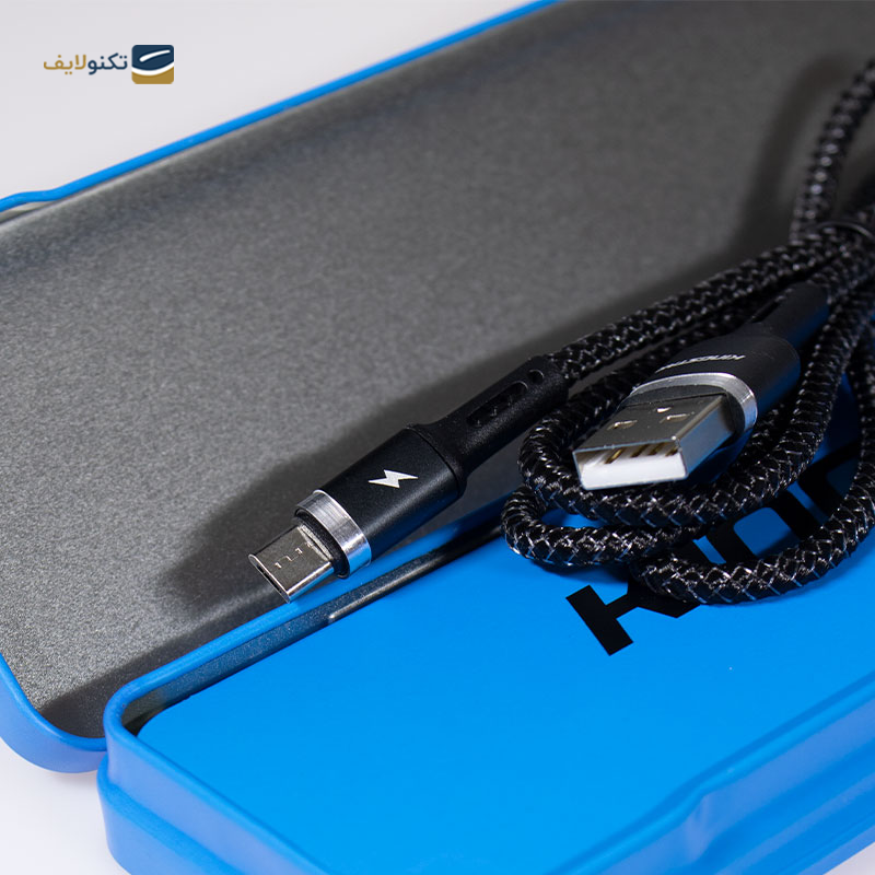کابل میکرو یو اس بی کینگ استار مدل K325A طول 1 متر - King Star K325A microUSB to USB cable 1.0m