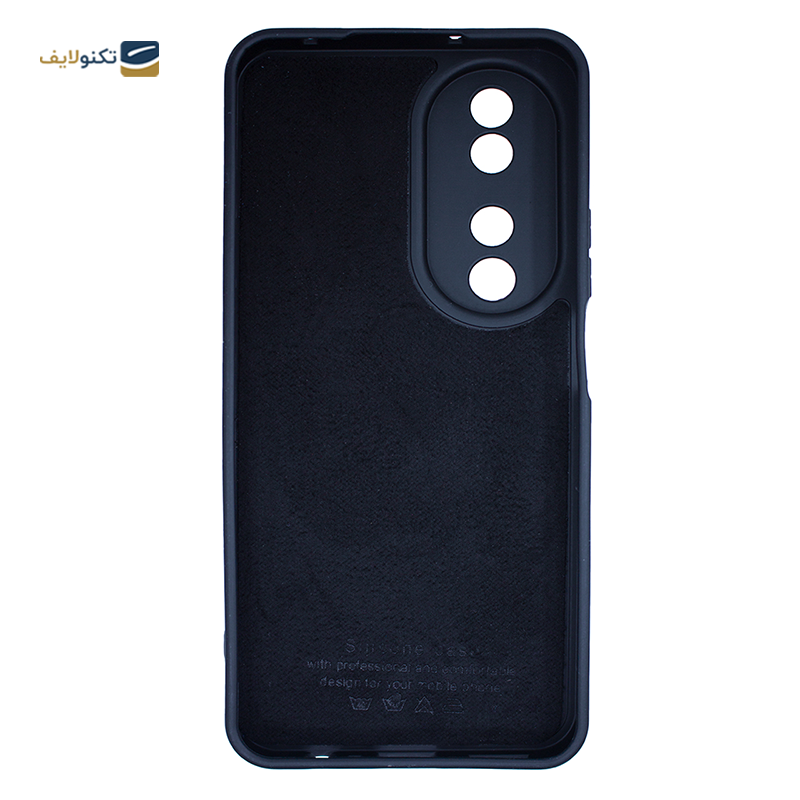 قاب گوشی آنر X7b مدل سیلیکونی محافظ لنزدار - Silicone lens protector Cover for Honor X7b